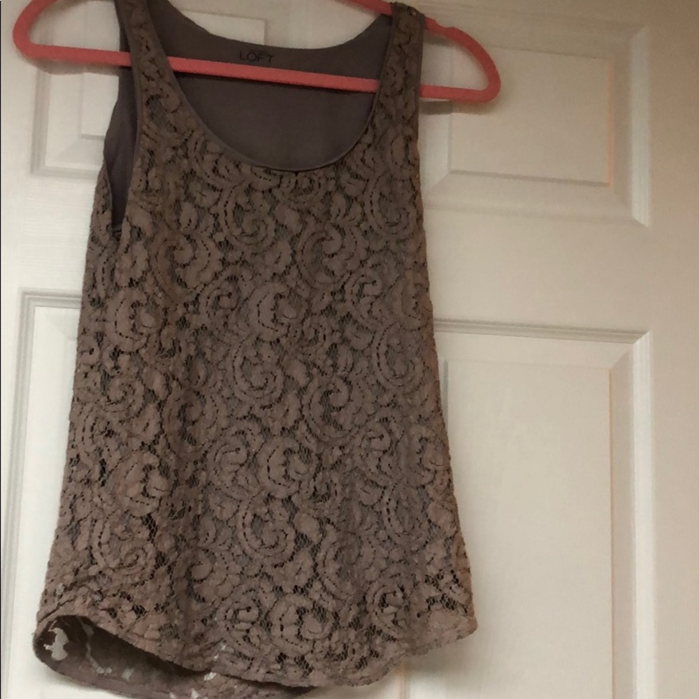 Lace tank top